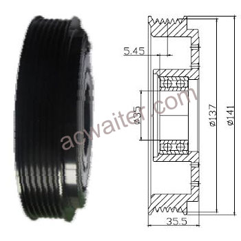 21-50671 Compressor: ZexelDKS17