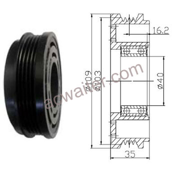 21-50770 Compressor: SandenTR90G