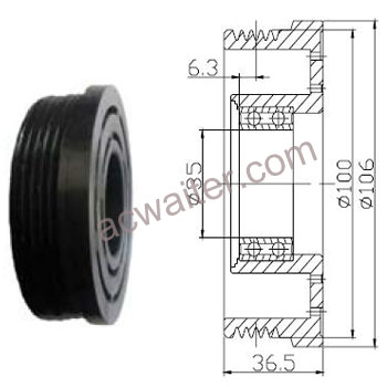21-50800 Compressor: SandenTRS090
