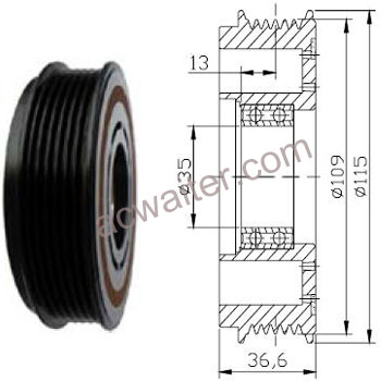 21-50825 Compressor: SandenTRS