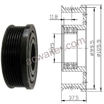 21-50828 Compressor: SandenTRS