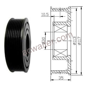 21-50914 Compressor: Ford FS10