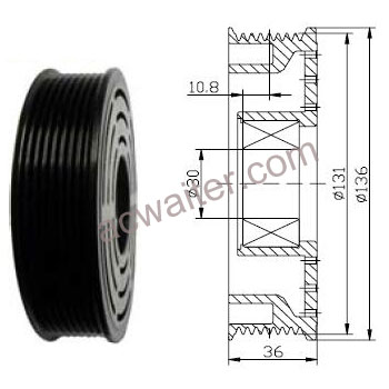 21-50918 Compressor: Ford FS10