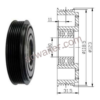 21-50949 Compressor: Halla