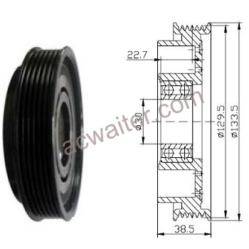 21-50955 Compressor: Halla