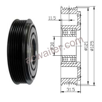 21-50960 Compressor: Halla
