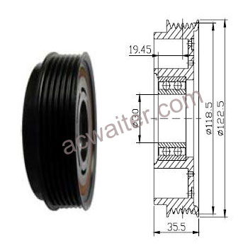21-50961 Compressor: Halla