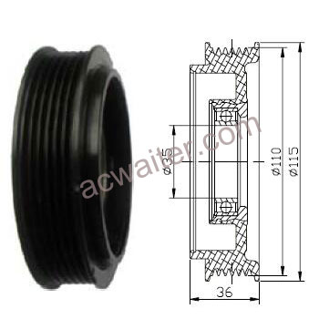 21-51052 Compressor:Denso 7SEU16C