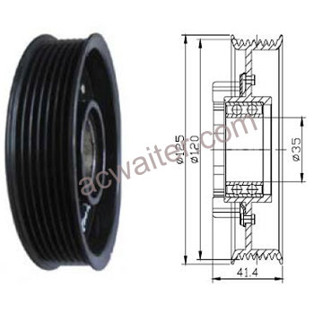 21-51073 Compressor:Denso 7SEU14C