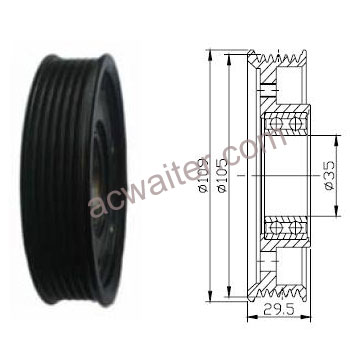 21-51074 Compressor:Denso 7SEU14C