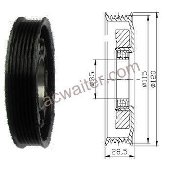 21-51110 Compressor:7SEU16C