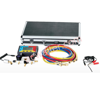 36-10009 Digital four valve manifold gauge set